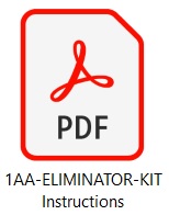 1AA-ELIMINATOR-KIT Instructions